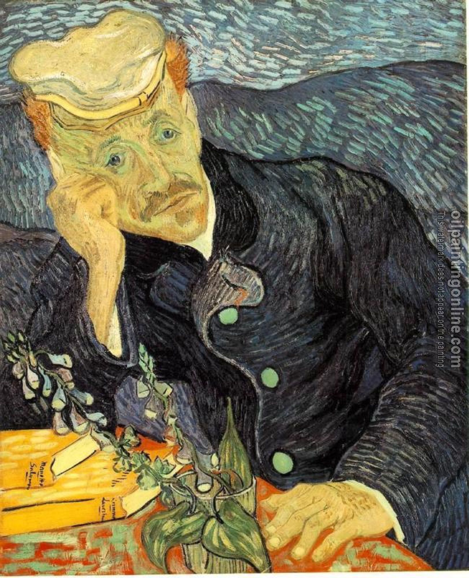 Gogh, Vincent van - Portrait of Doctor Gachet